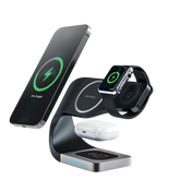 MICRODIA SNAPStation™ Curve, 5-in-1 Magnetic Wireless Charging Station